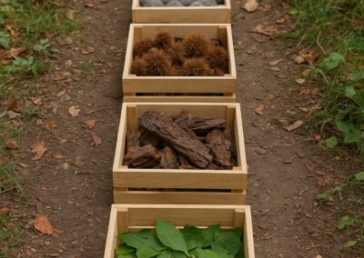 Le sentier sensoriel miniature