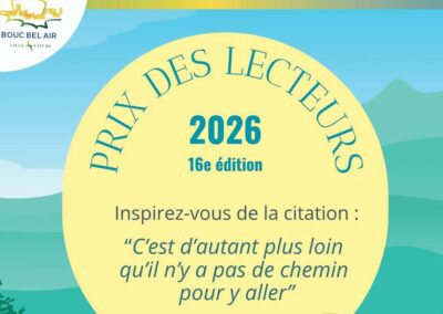 Prix des lecteurs 2026