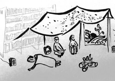 SOUS LA COUVERTURE AUX ÉTOILES